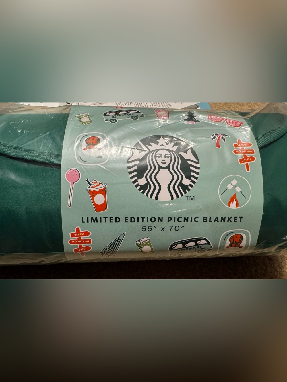Starbucks Road Trip Collection - Limited Edition Picnic Blanket - Picture 10 of 13